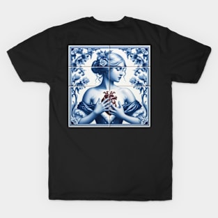 Dutch Tile: The Heart No.4 T-Shirt